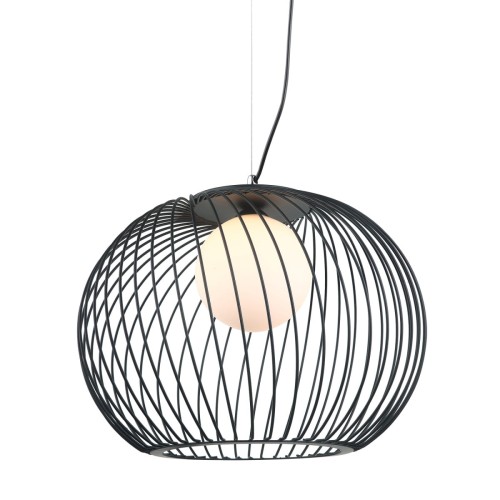 ITALUX NOWOCZESNA LAMPA WISZĄCA CLARISA MDM-3842-1 BK CZARNA