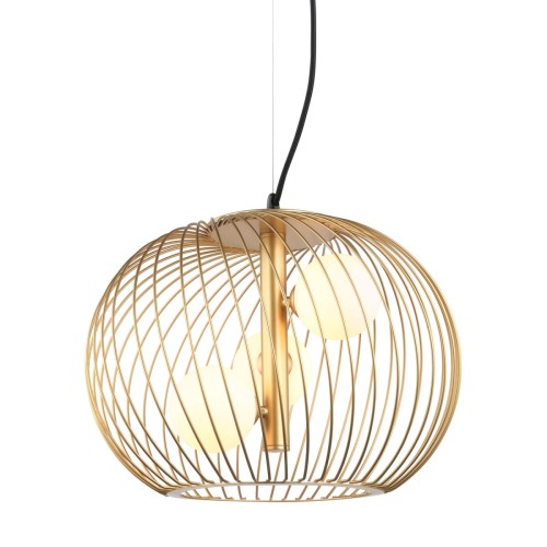 ITALUX NOWOCZESNA LAMPA WISZĄCA CLARISA MDM-3843-3 GD GOLD