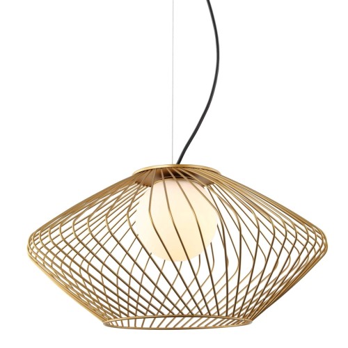 ITALUX NOWOCZESNA LAMPA WISZĄCA ZENO MDM-3844-1 GD GOLD