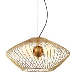 ITALUX NOWOCZESNA LAMPA WISZĄCA ZENO MDM-3845-3 GD ZŁOTA