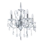 ITALUX STYLOWY KINKIET KRYSZTAŁOWY BAROCCO MB72709-3A CHROM