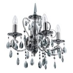 ITALUX STYLOWY KINKIET KRYSZTAŁOWY BAROCCO MB72709-3BCH BLACK CHROM