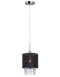 ITALUX NOWOCZESNA LAMPA WISZĄCA Z KRYSZTAŁKAMI ASTRA MDM1953-1 BLACK