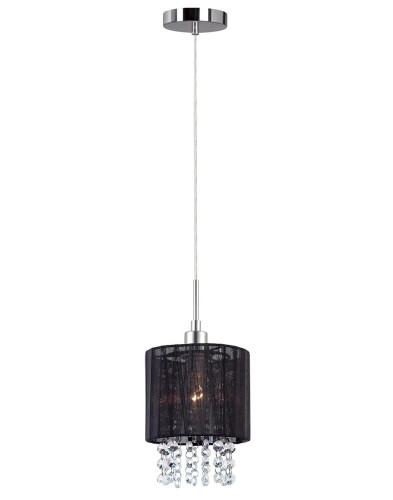 ITALUX NOWOCZESNA LAMPA WISZĄCA Z KRYSZTAŁKAMI ASTRA MDM1953-1 BLACK