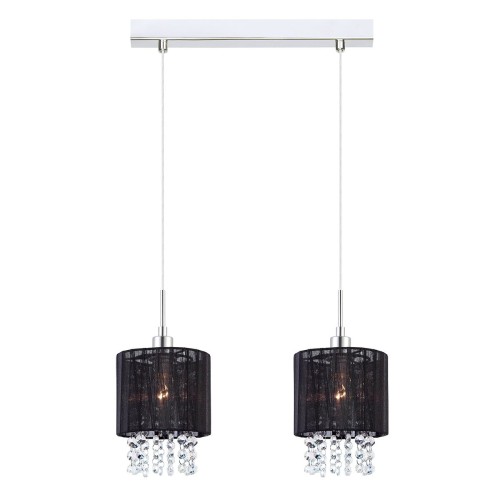 nowoczesna lampa wisząca z kryształkami czarna astra do salonu sypialni pokoju chrom abazurkami.jpg