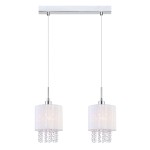 ITALUX NOWOCZESNA LAMPA WISZĄCA Z KRYSZTAŁKAMI ASTRA MDM1953-2 WHITE