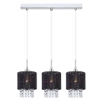 ITALUX NOWOCZESNA LAMPA WISZĄCA Z KRYSZTAŁKAMI ASTRA MDM1953-3 BLACK