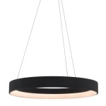 ITALUX NOWOCZESNA LAMPA WISZĄCA LED 38W REGALLO MD1202606-1B BK