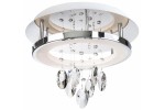 REALITY NOWOCZESNY PLAFON LED 20W Z KRYSZTAŁAMI ALVA CHROM