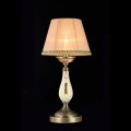 stylowa lampa klasyczna nocna z abazurem retro patyna bezowa salonu sypialni biura maytoni.jpg