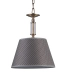 ITALUX STYLOWA  LAMPA WISZĄCA ABAŻUROWA ZANOBI PND-43272-1 PATYNA