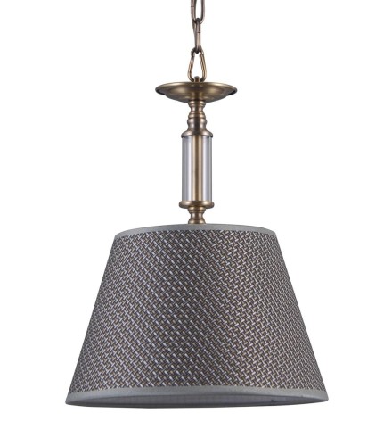 ITALUX STYLOWA  LAMPA WISZĄCA ABAŻUROWA ZANOBI PND-43272-1 PATYNA