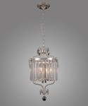 ITALUX STYLOWY ŻYRANDOL KRYSZTAŁOWY RINALDO PND-33057-3-CH.S CHAMPAGNE SILVER