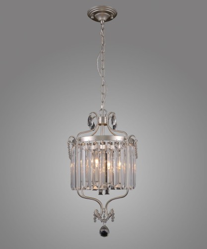 ITALUX STYLOWY ŻYRANDOL KRYSZTAŁOWY RINALDO PND-33057-3-CH.S CHAMPAGNE SILVER