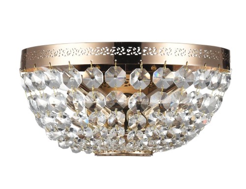 MAYTONI STYLOWY KINKIET KRYSZTAŁOWY OTTILIA DIA 700-WL GOLD CLEAR