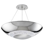 S-LIGHT NOWOCZESNA LAMPA WISZĄCA KRYSZTAŁKI LED 24W HALLO CHROM