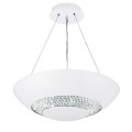 nowoczesna lampa wiszaca led z kryształkami do salonu sypialni restauracji biura biała white.jpg