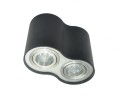 lampa sufitowa stropowa spot reflektor do gabinetu korytarza hotelu jadalni biura czarny.jpg