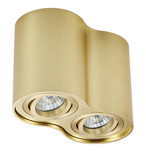 Z-LINE LAMPA SUFITOWA SPOT RONDO 2 ZŁOTY SZCZOTKOWANY