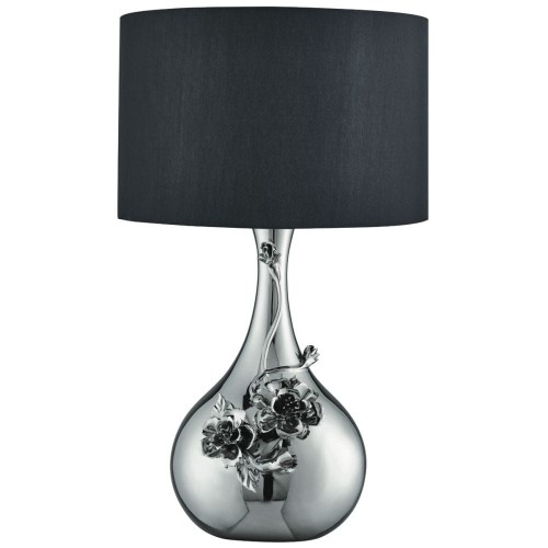 lampa stołowa z motywem kwiatowym czarna chrom big.jpg