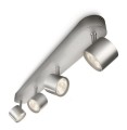 nowoczesna listwa reflekorowa led philips  do salonu kuchni biura silver.jpg