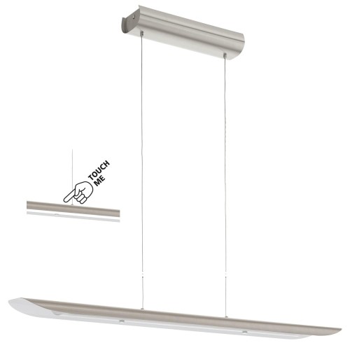 OUTLET NOWOCZESNA LAMPA WISZĄCA LED 24W 93-56-6 TOUCH SATYNA