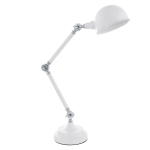 EGLO NOWOCZESNA LAMPA BIURKOWA LASORA 94707 WHITE 