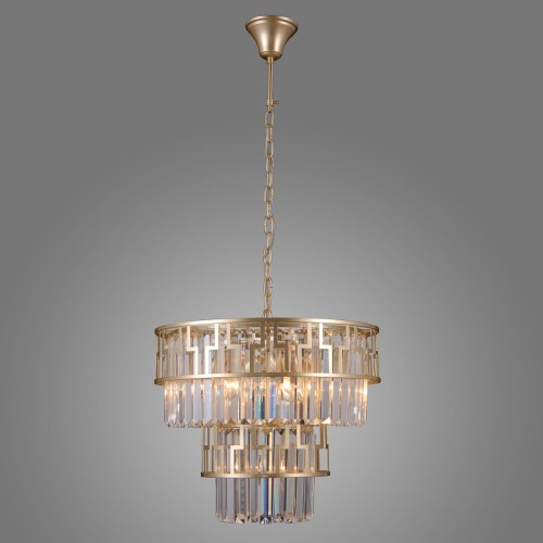 ITALUX STYLOWY ŻYRANDOL KRYSZTAŁOWY FILIP PND-43493-7 GOLD