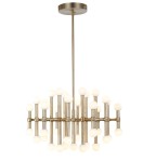 ITALUX NOWOCZESNY ŻYRANDOL LED GIOVANNA MX16009008-37A B BROWN