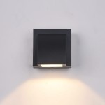 ITALUX NOWOCZESNY KINKIET ZEWNĘTRZNY ELEWACYJNY LED IP54 EDGAR PL-436B BLACK