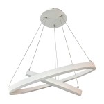 ITALUX NOWOCZESNA LAMPA WISZĄCA LED 74W JOVITA 5239-874RP-WH-3 WHITE