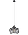 nowoczesna lampa wisząca druciana koszowa do sypialni salonu kuchni jadalni gabinetu biura sklepu czarna italux.jpg