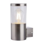 GLOBO NOWOCZESNY KINKIET ZEWNĘTRZNY ELEWACYJNY IP44 LALLI 34019 INOX