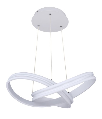 GLOBO NOWOCZESNA LAMPA WISZĄCA - ŻYRANDOL LED 60W ZE ŚCIEMNIACZEM ZUMMA 67842-60 WHITE