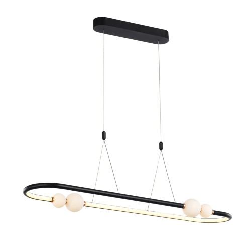 ITALUX NOWOCZESNA LAMPA WISZĄCA ŻYRANDOL LED LOZANNA PND-20112035-1C-BL BLACK