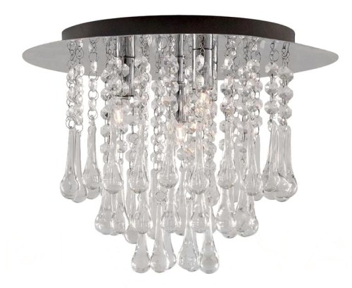 S-LIGHT SUFITOWA PLAFONIERA KRYSZTAŁOWA CRYSTAL PRAGUE 16-44CC CHROM