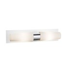MARKSLOJD NOWOCZESNY KINKIET ŁAZIENKOWY IP44 BRASTAD 2L 107615 WHITE/CHROM