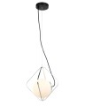 nowoczesna lampa industrialna zwis do salonu pokoju nad bar do kuchni czarny chrom.jpg