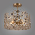 stylowa lampa wiszaca zyrandol krysztalowy zloty gold champagne salon sypialnia pokoj restauracja kawiarnia.jpg