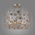 zyrandol krysztal lampa krysztalowa wiszaca do salonu pokoju sypialni living room silver srebrny szampanski.jpg