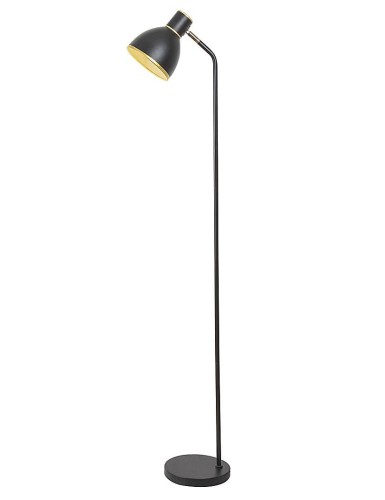 RABALUX NOWOCZESNA INDUSTRIALNA LAMPA PODŁOGOWA MACKENZIE 5602 BLACK/GOLD