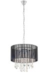 ITALUX ŻYRANDOL KRYSZTAŁOWY Z ABAŻUREM ESSENCE L.9262/3P BLACK