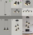 nowoczesne lampy reflektorowe industrialne mackenzie rabalux salon sypialnia kuchnia black gold.jpg