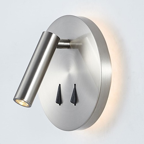 ITALUX NOWOCZESNY KINKIET REFLEKTOROWY LED NELLY SP.7349-02B-S-NICK SATYNA