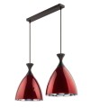 nowoczesna lampa wisząca podwójna nero czerwona kuchni loft jupiter.jpg