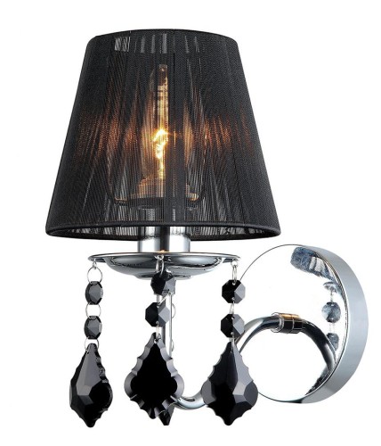 ITALUX KINKIET Z KRYSZTAŁKAMI CORNELIA MBM-2572/1 BLACK