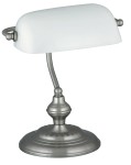 RABALUX BANKIERSKA LAMPA BIURKOWA BANK 4037 SATYNA