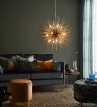 nowoczesna lampa wiszaca złota gwiazda do sypialni salonu restauracji sklepu hotelu złota gold.jpg
