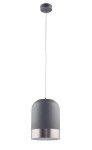 JUPITER NOWOCZESNA LAMPA WISZĄCA LOFT DIXON DIX SZARY/SREBRNY