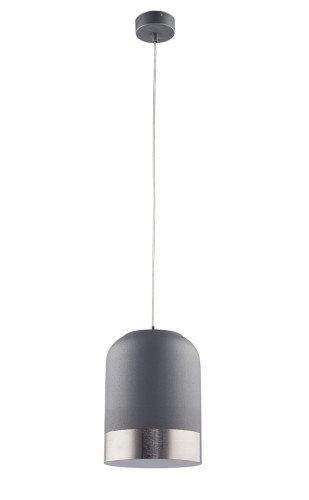 JUPITER NOWOCZESNA LAMPA WISZĄCA LOFT DIXON DIX SZARY/SREBRNY